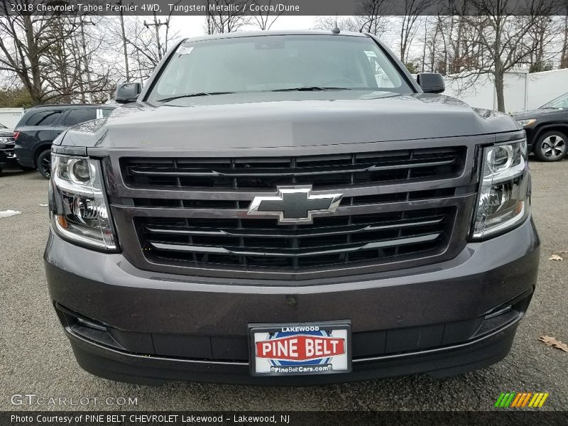 Tungsten Metallic / Cocoa/Dune 2018 Chevrolet Tahoe Premier 4WD