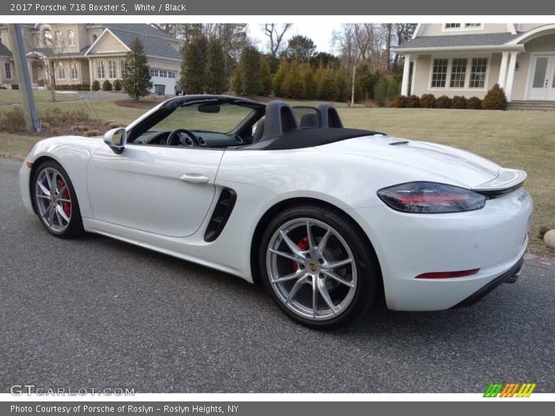 White / Black 2017 Porsche 718 Boxster S