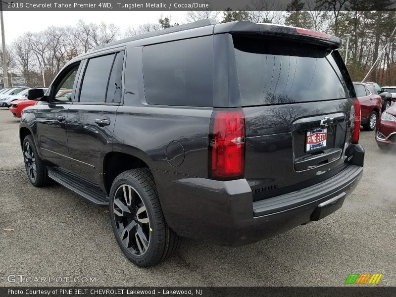 Tungsten Metallic / Cocoa/Dune 2018 Chevrolet Tahoe Premier 4WD
