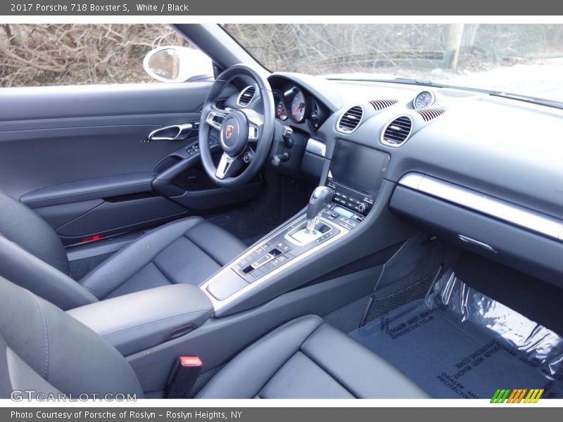 White / Black 2017 Porsche 718 Boxster S