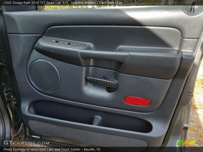 Graphite Metallic / Dark Slate Gray 2002 Dodge Ram 1500 SLT Quad Cab 4x4