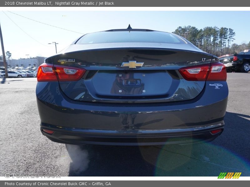 Nightfall Gray Metallic / Jet Black 2018 Chevrolet Malibu LT