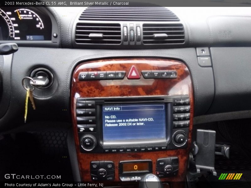 Brilliant Silver Metallic / Charcoal 2003 Mercedes-Benz CL 55 AMG