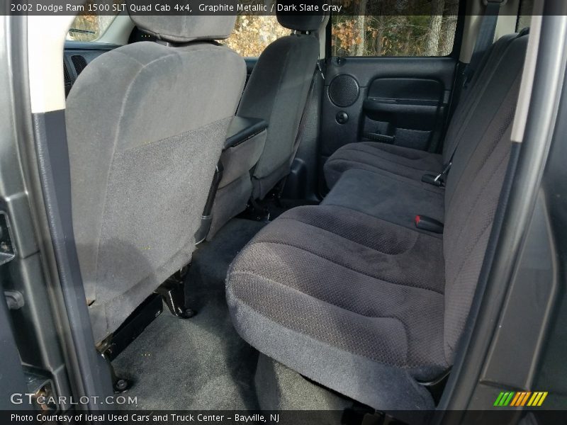 Graphite Metallic / Dark Slate Gray 2002 Dodge Ram 1500 SLT Quad Cab 4x4