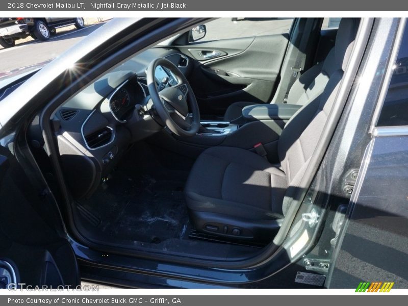 Nightfall Gray Metallic / Jet Black 2018 Chevrolet Malibu LT