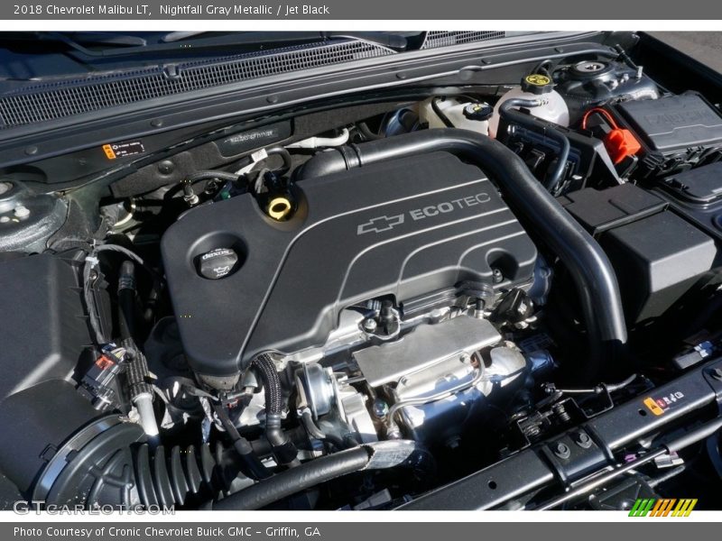 Nightfall Gray Metallic / Jet Black 2018 Chevrolet Malibu LT