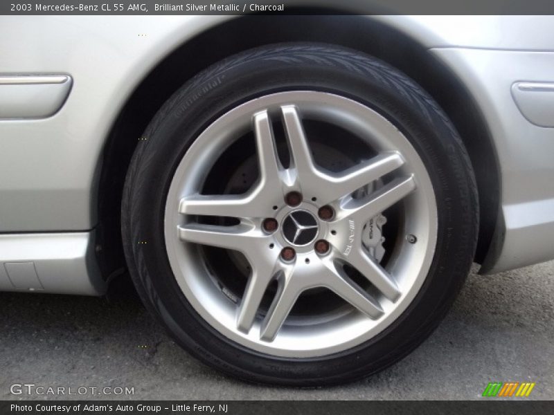 Brilliant Silver Metallic / Charcoal 2003 Mercedes-Benz CL 55 AMG