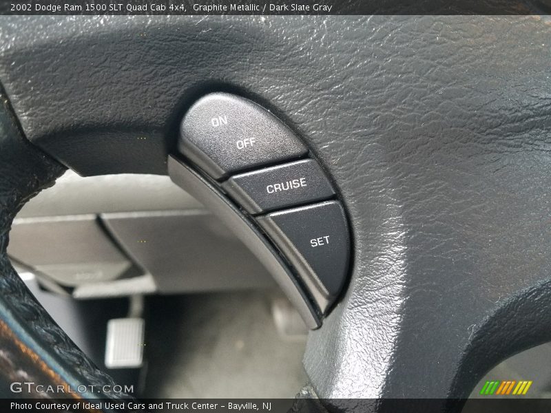 Graphite Metallic / Dark Slate Gray 2002 Dodge Ram 1500 SLT Quad Cab 4x4