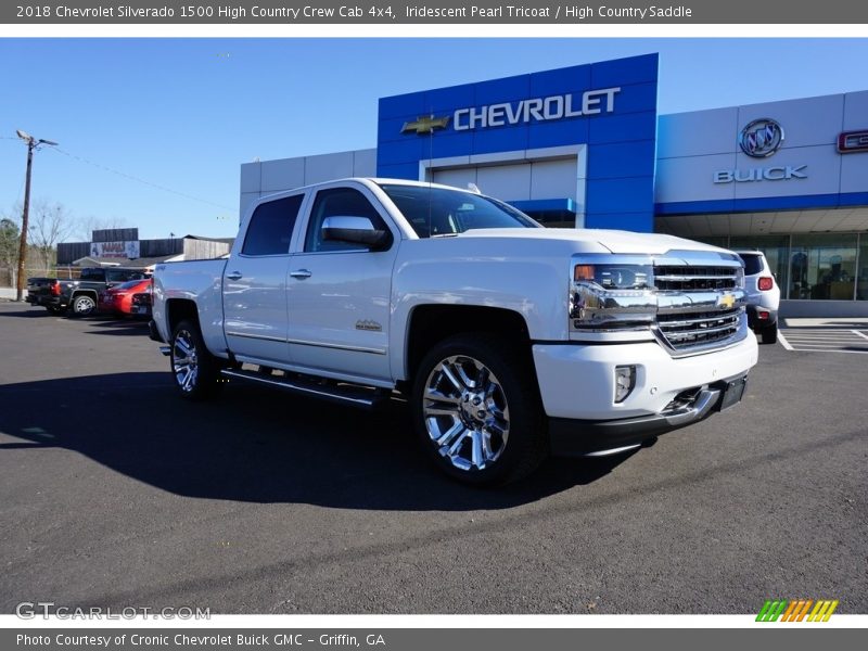 Iridescent Pearl Tricoat / High Country Saddle 2018 Chevrolet Silverado 1500 High Country Crew Cab 4x4