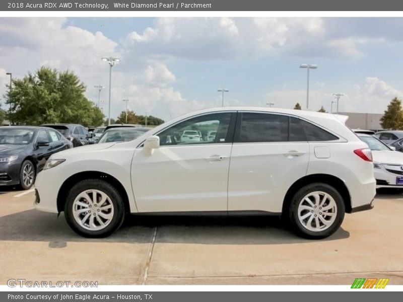 White Diamond Pearl / Parchment 2018 Acura RDX AWD Technology