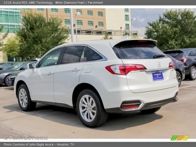White Diamond Pearl / Parchment 2018 Acura RDX AWD Technology