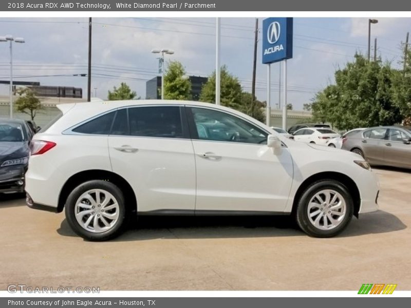 White Diamond Pearl / Parchment 2018 Acura RDX AWD Technology