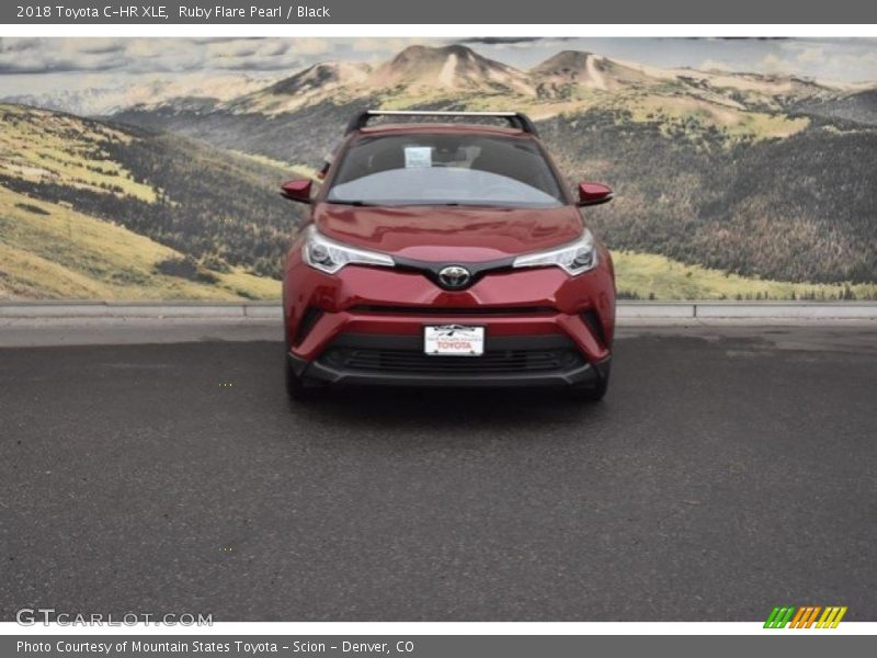 Ruby Flare Pearl / Black 2018 Toyota C-HR XLE