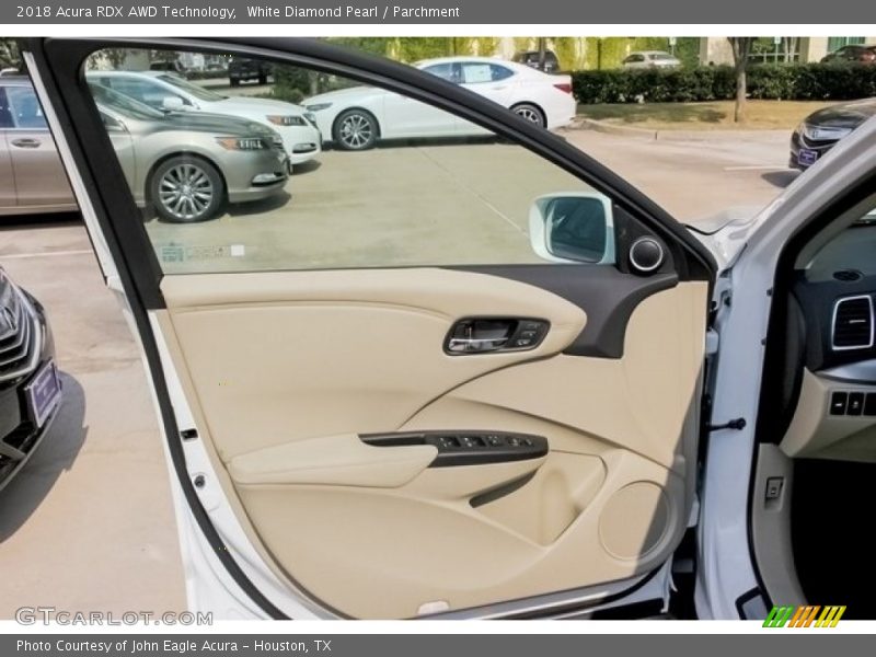 White Diamond Pearl / Parchment 2018 Acura RDX AWD Technology