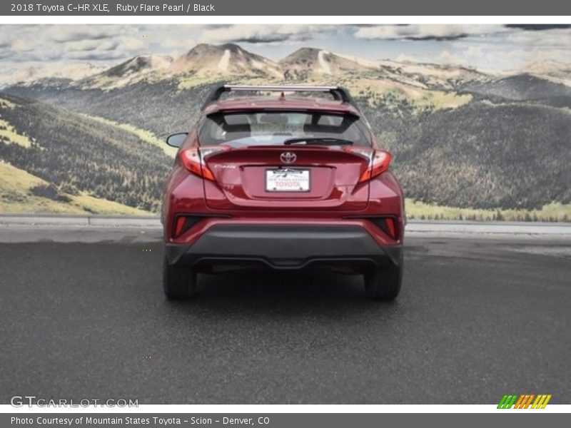 Ruby Flare Pearl / Black 2018 Toyota C-HR XLE