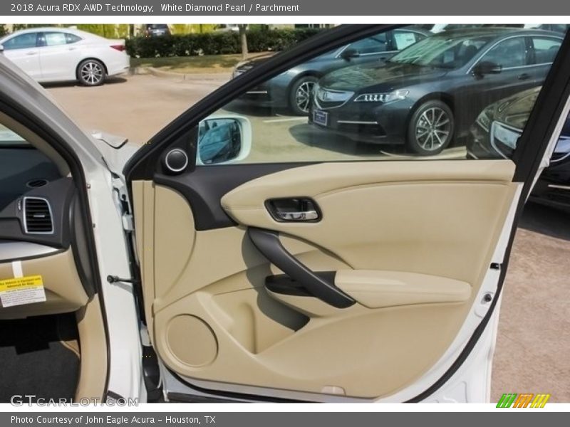 White Diamond Pearl / Parchment 2018 Acura RDX AWD Technology