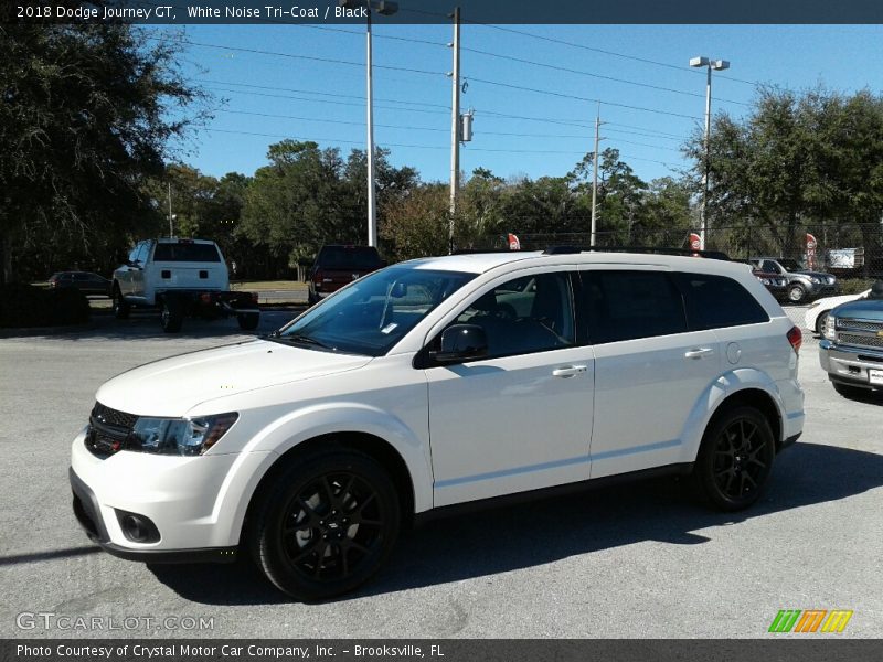 White Noise Tri-Coat / Black 2018 Dodge Journey GT