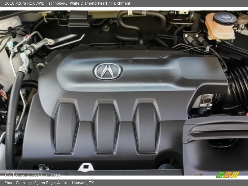 White Diamond Pearl / Parchment 2018 Acura RDX AWD Technology