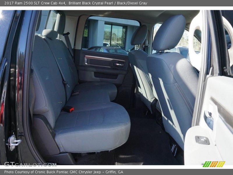 Brilliant Black Crystal Pearl / Black/Diesel Gray 2017 Ram 2500 SLT Crew Cab 4x4
