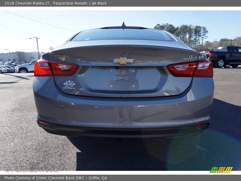 Pepperdust Metallic / Jet Black 2018 Chevrolet Malibu LT