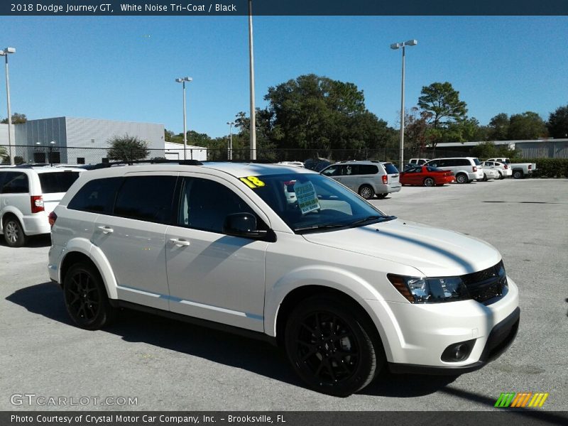 White Noise Tri-Coat / Black 2018 Dodge Journey GT