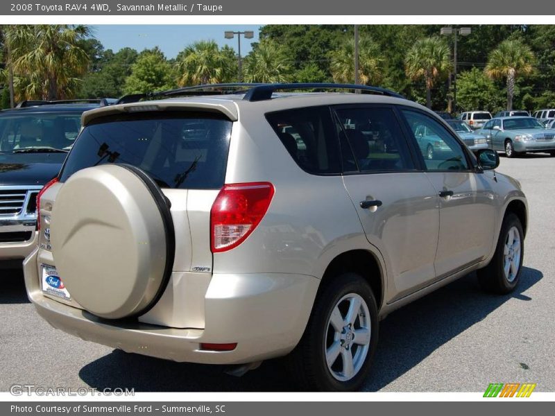 Savannah Metallic / Taupe 2008 Toyota RAV4 4WD