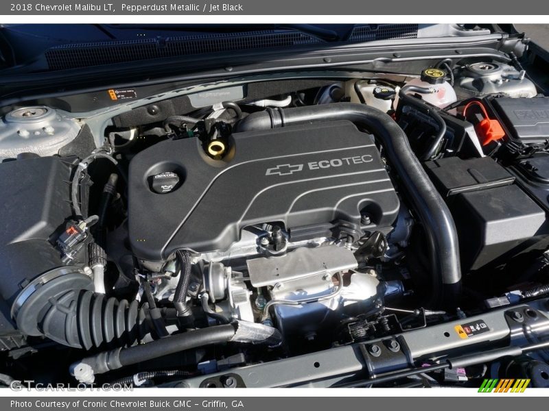 Pepperdust Metallic / Jet Black 2018 Chevrolet Malibu LT