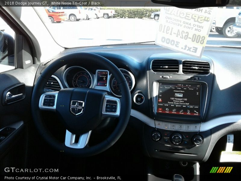 White Noise Tri-Coat / Black 2018 Dodge Journey GT
