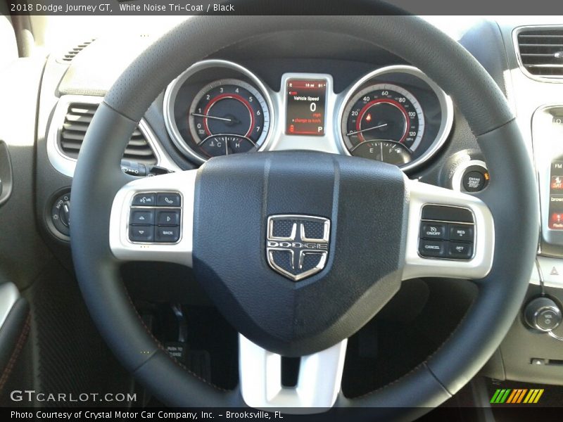 White Noise Tri-Coat / Black 2018 Dodge Journey GT