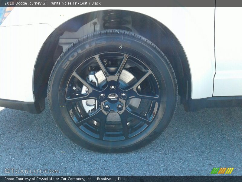 White Noise Tri-Coat / Black 2018 Dodge Journey GT