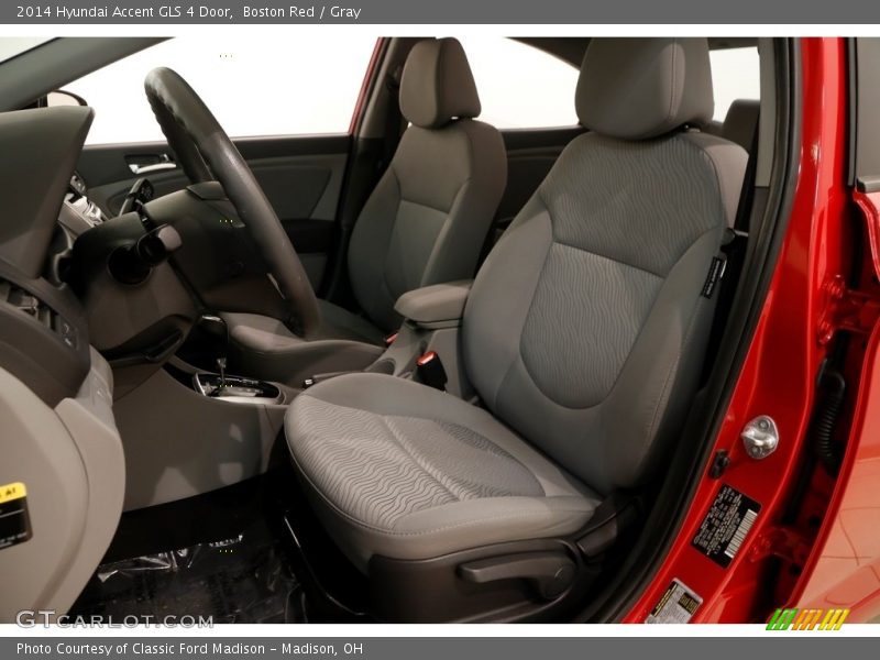 Boston Red / Gray 2014 Hyundai Accent GLS 4 Door