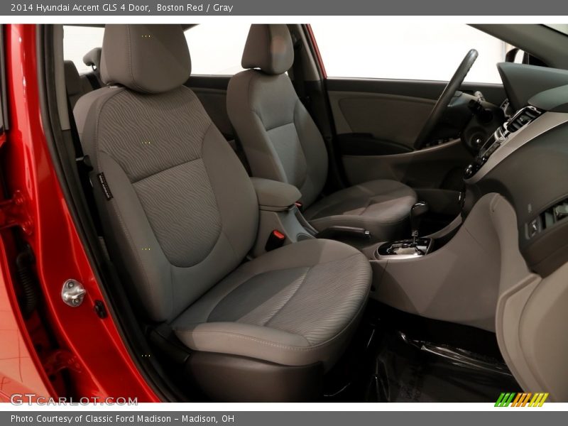 Boston Red / Gray 2014 Hyundai Accent GLS 4 Door