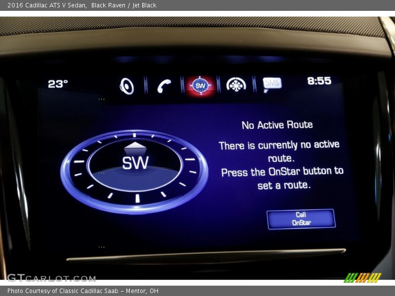 Black Raven / Jet Black 2016 Cadillac ATS V Sedan
