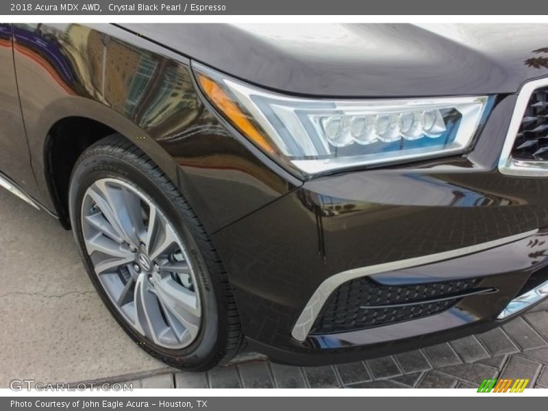 Crystal Black Pearl / Espresso 2018 Acura MDX AWD
