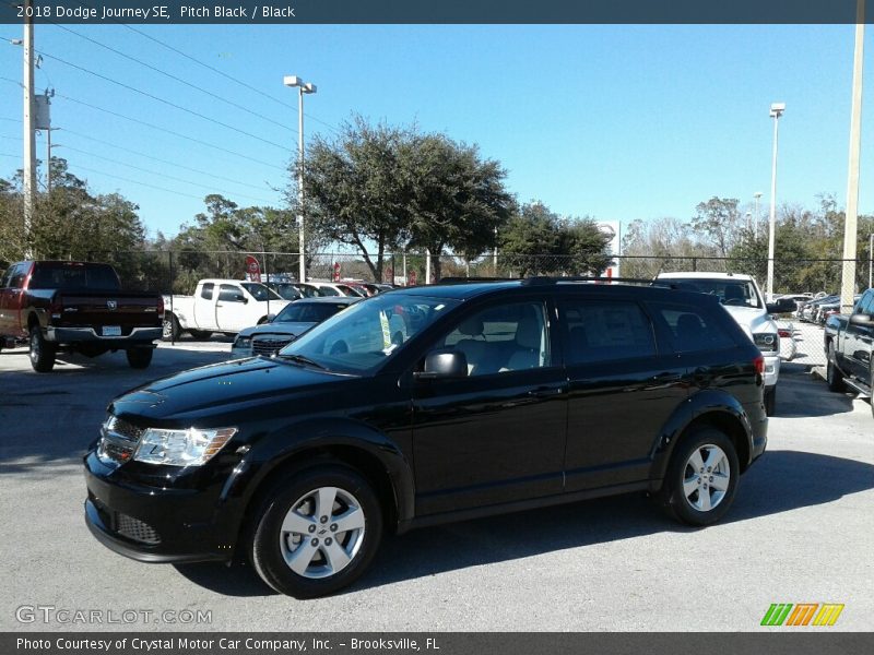 Pitch Black / Black 2018 Dodge Journey SE
