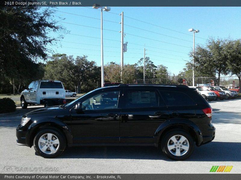 Pitch Black / Black 2018 Dodge Journey SE