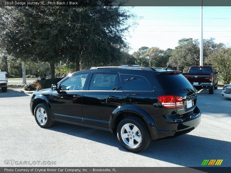 Pitch Black / Black 2018 Dodge Journey SE
