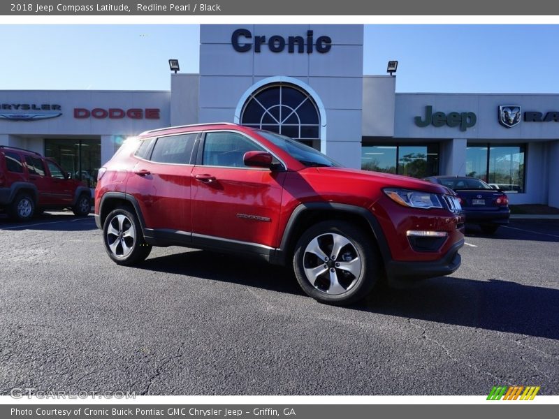Redline Pearl / Black 2018 Jeep Compass Latitude