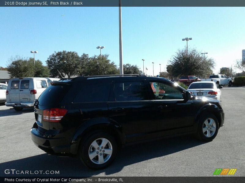 Pitch Black / Black 2018 Dodge Journey SE
