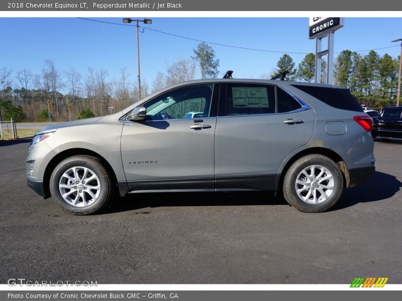 Pepperdust Metallic / Jet Black 2018 Chevrolet Equinox LT