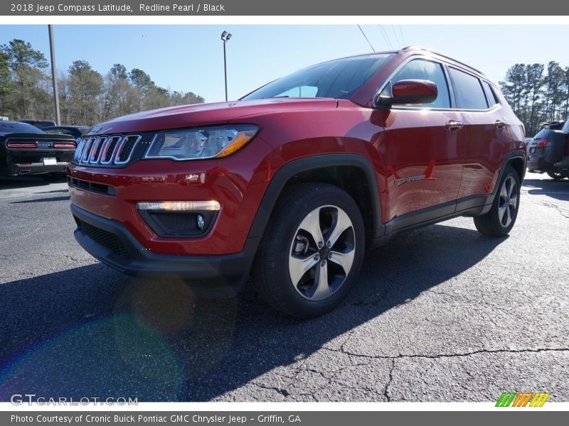 Redline Pearl / Black 2018 Jeep Compass Latitude