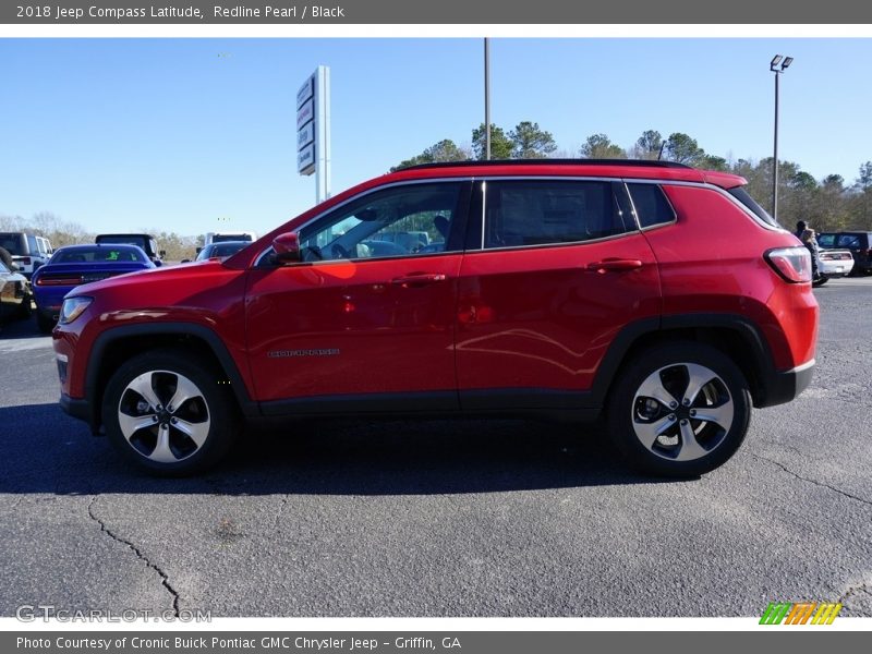 Redline Pearl / Black 2018 Jeep Compass Latitude