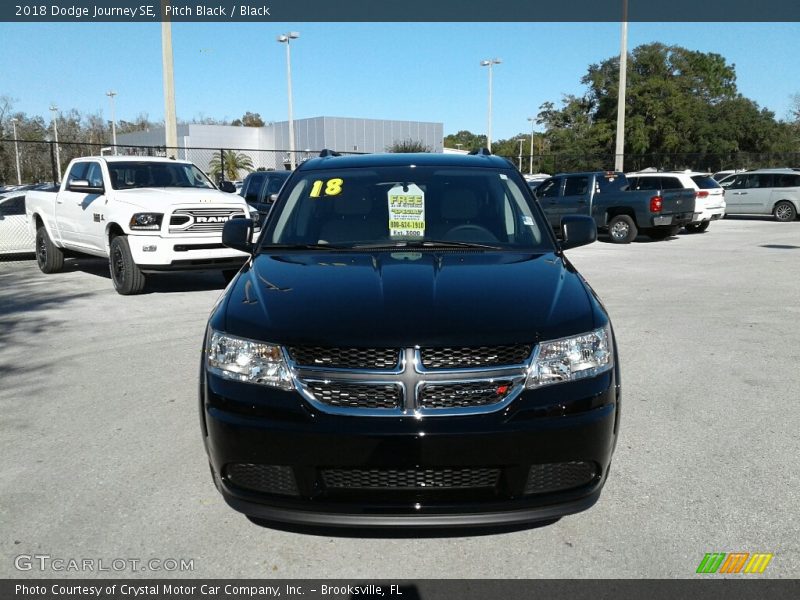 Pitch Black / Black 2018 Dodge Journey SE