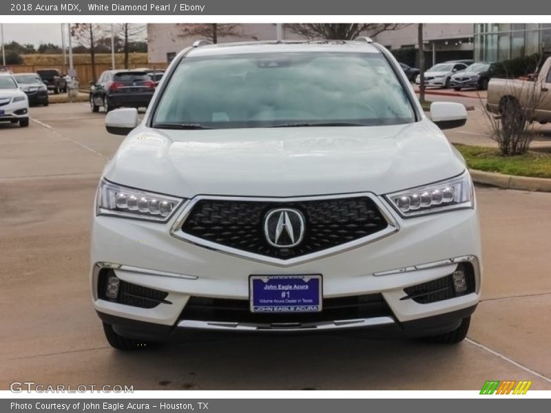 White Diamond Pearl / Ebony 2018 Acura MDX