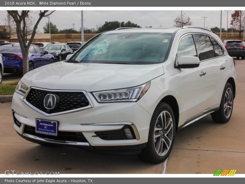 White Diamond Pearl / Ebony 2018 Acura MDX