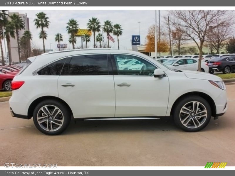 White Diamond Pearl / Ebony 2018 Acura MDX