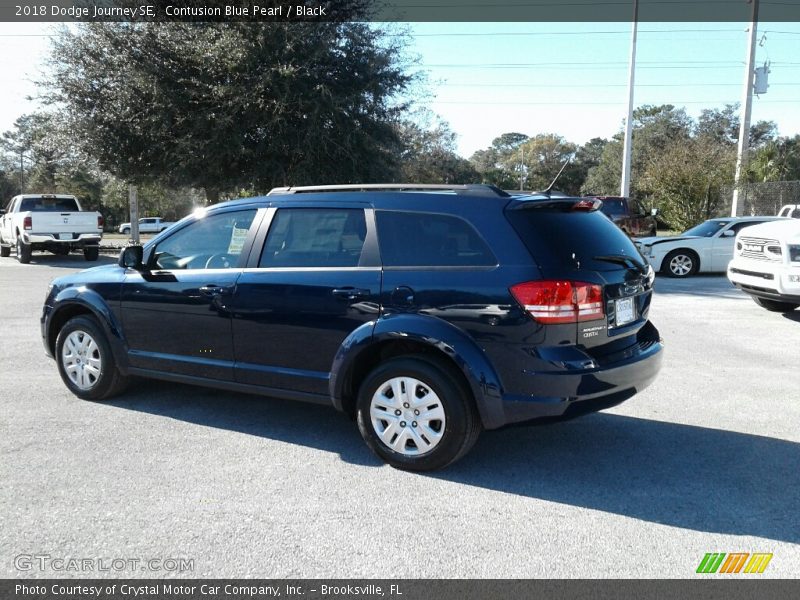 Contusion Blue Pearl / Black 2018 Dodge Journey SE