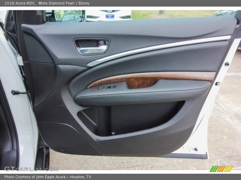 White Diamond Pearl / Ebony 2018 Acura MDX
