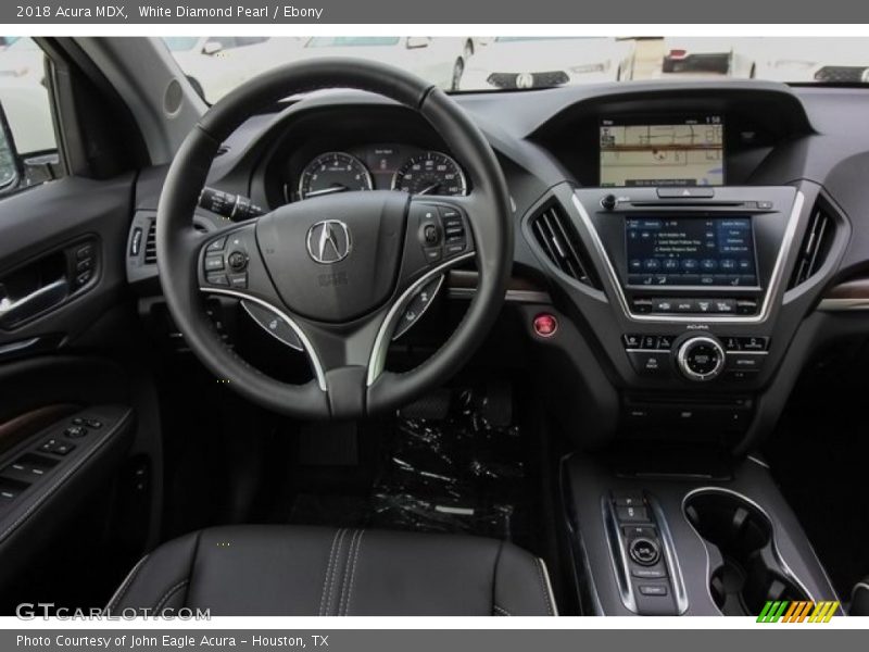 White Diamond Pearl / Ebony 2018 Acura MDX