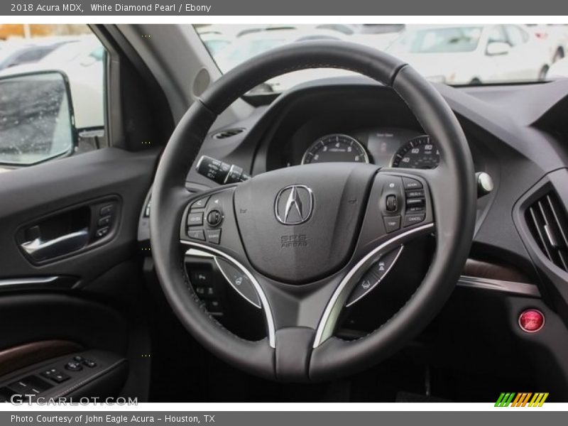 White Diamond Pearl / Ebony 2018 Acura MDX